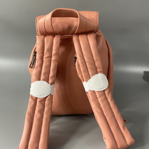 NWOT RACHEL ROY PINK MINI BACKPACK PURSE IN PINK WITH CHAIN DETAILING main image 6